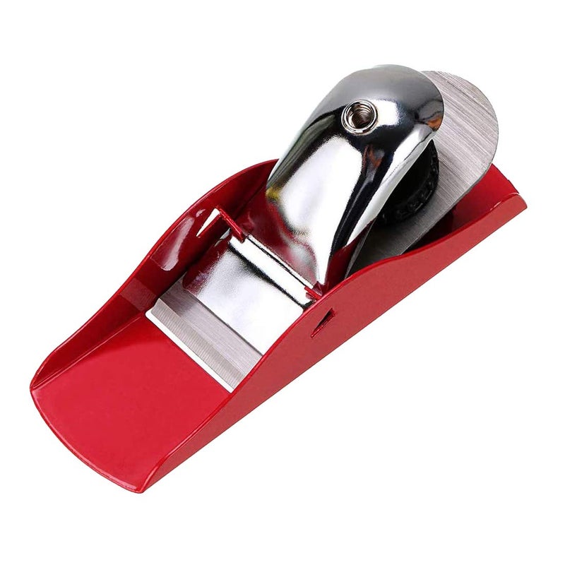 DSHE Mini Hand Planer Small Trimming Planer 6-1/2 inch Woodworking Pocket Plane Hand Plane with 1 inch Blade Adjustable Block Plane and 1 Wood Fixe for Trimming Projects Carpenter DIY Model Making - Image 1